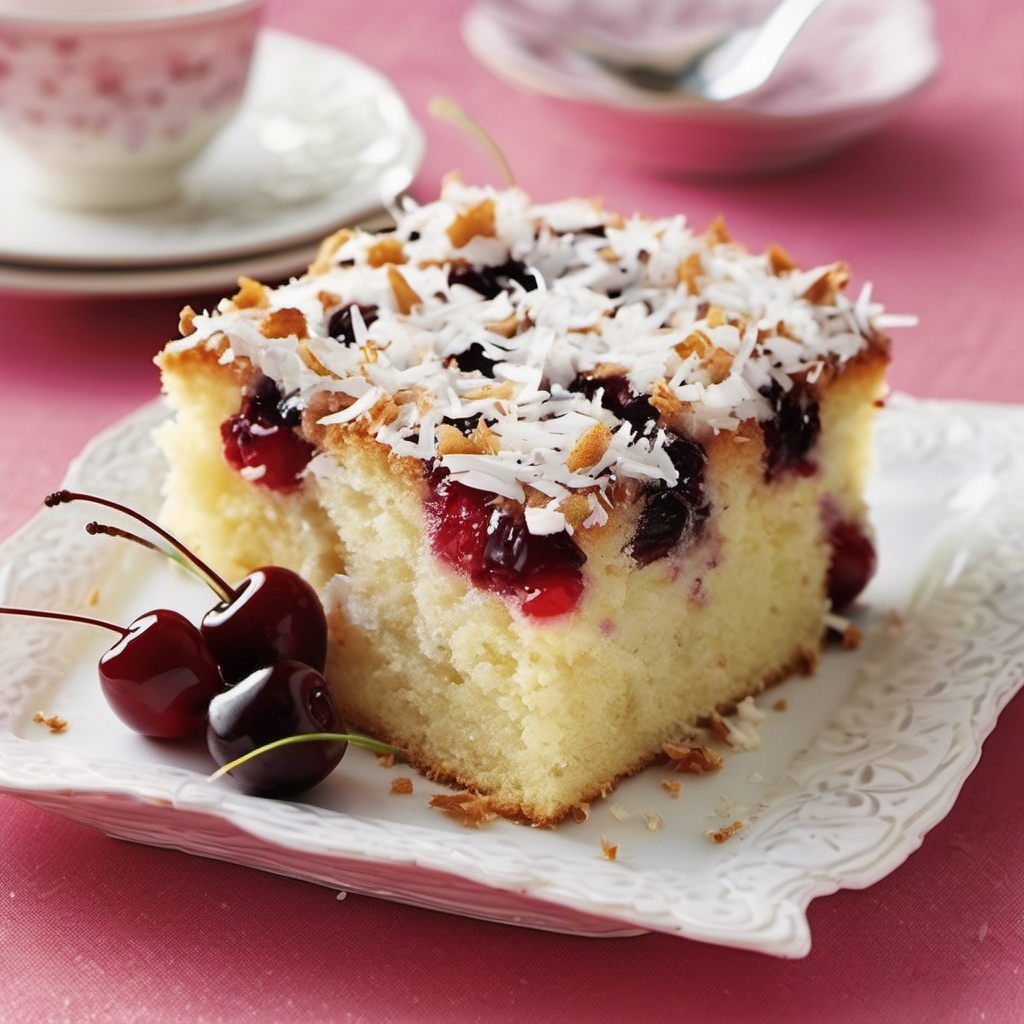 Delia Smith Cherry And Coconut Cake