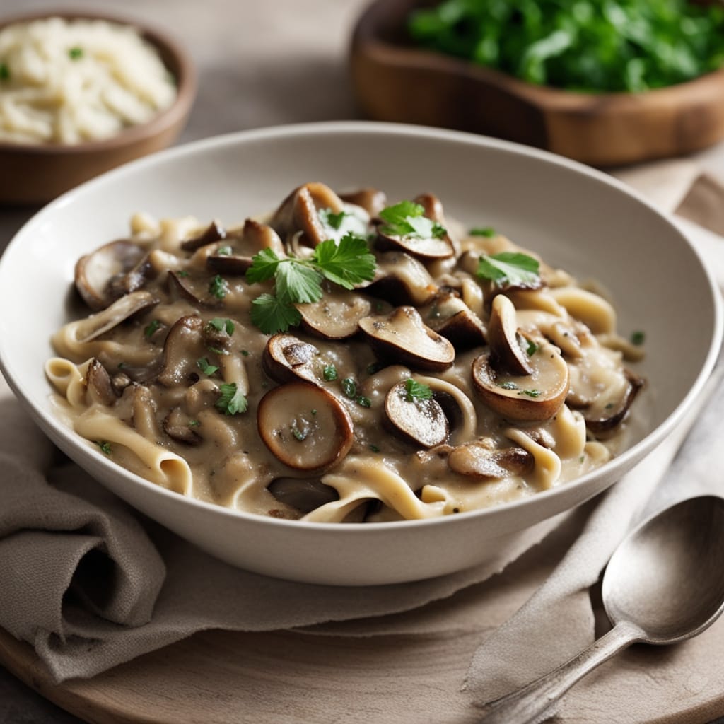 Delicious Mushroom Stroganoff A Vegetarian Delight By James Martin