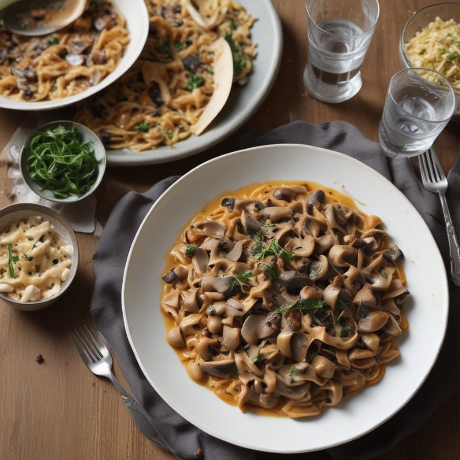 James Martin Mushroom Stroganoff