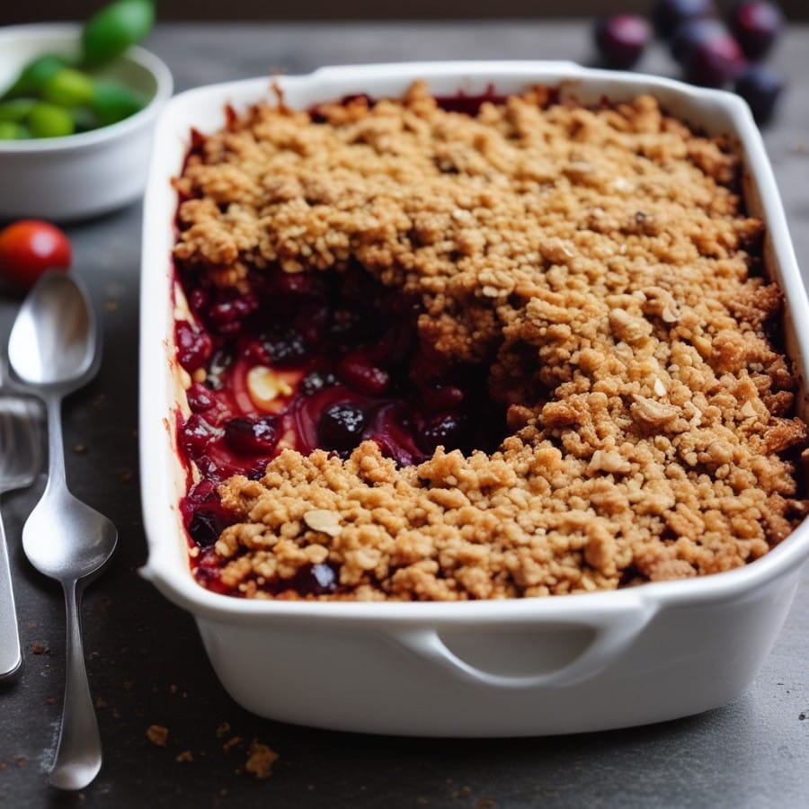 Nigella Plum Crumble