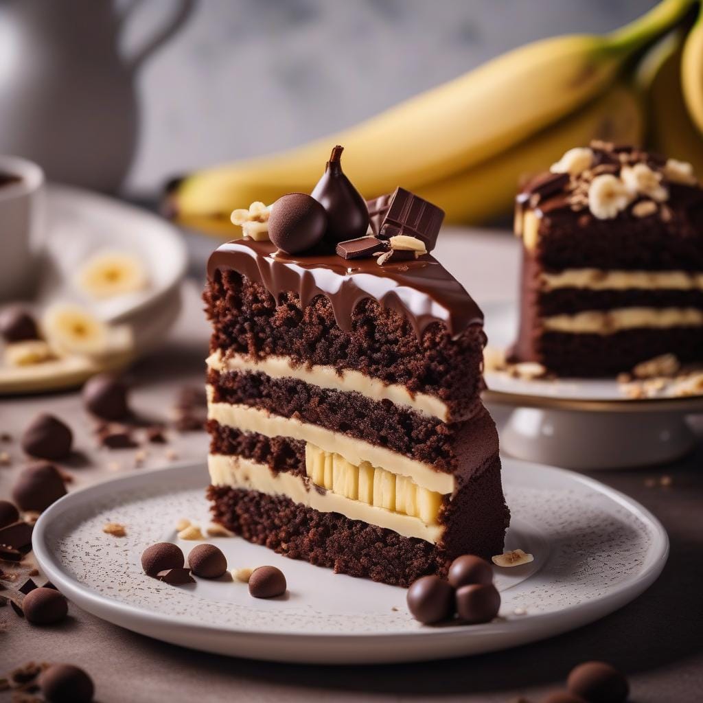 Nigella Banana And Chocolate Cake