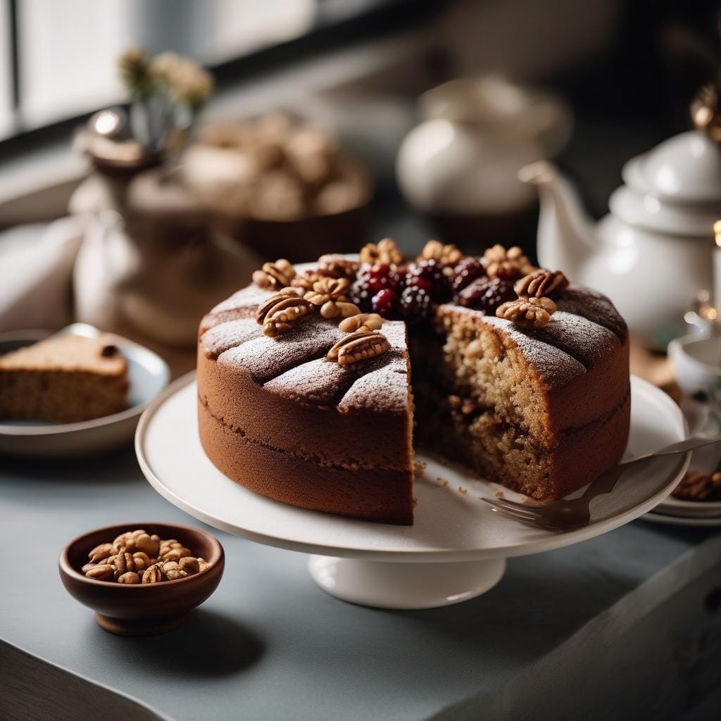 Delia Smith Date And Walnut Cake