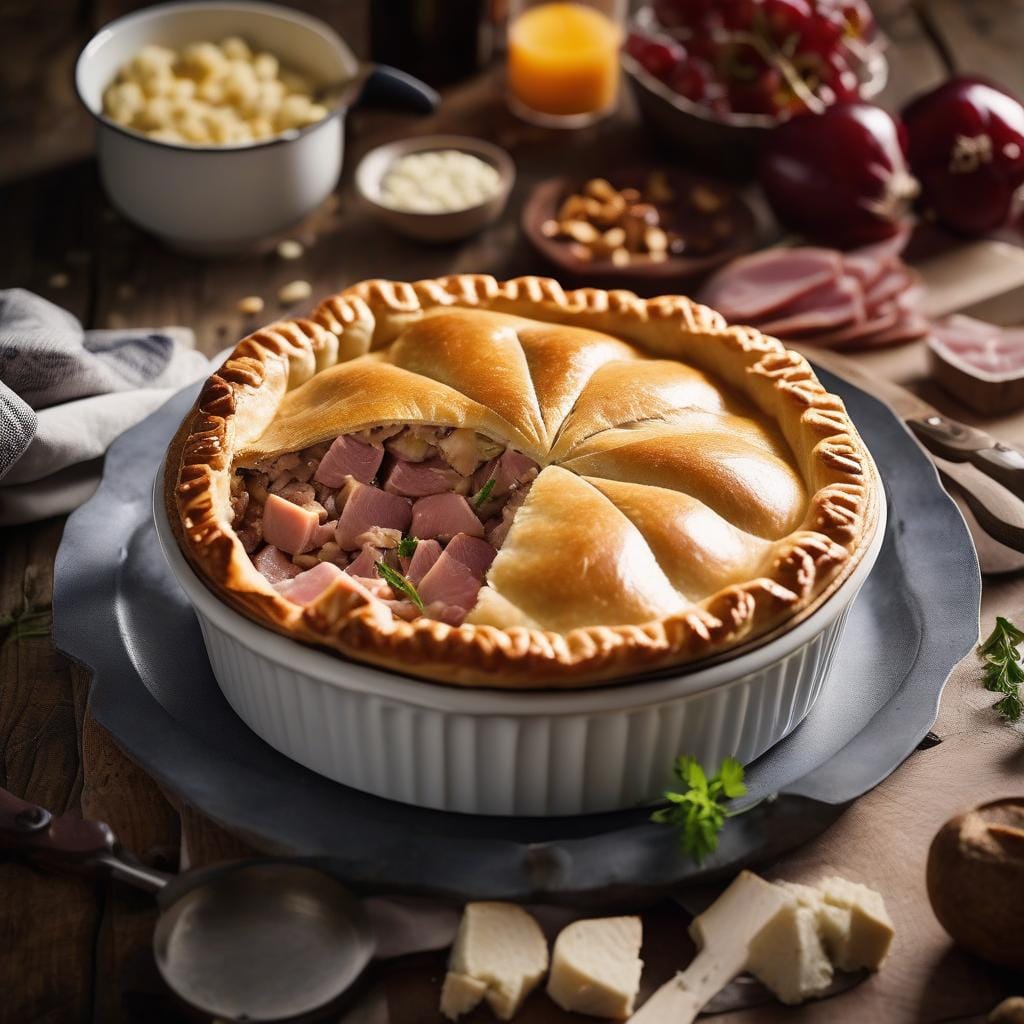 Hairy Bikers Turkey and Ham Pie Recipe