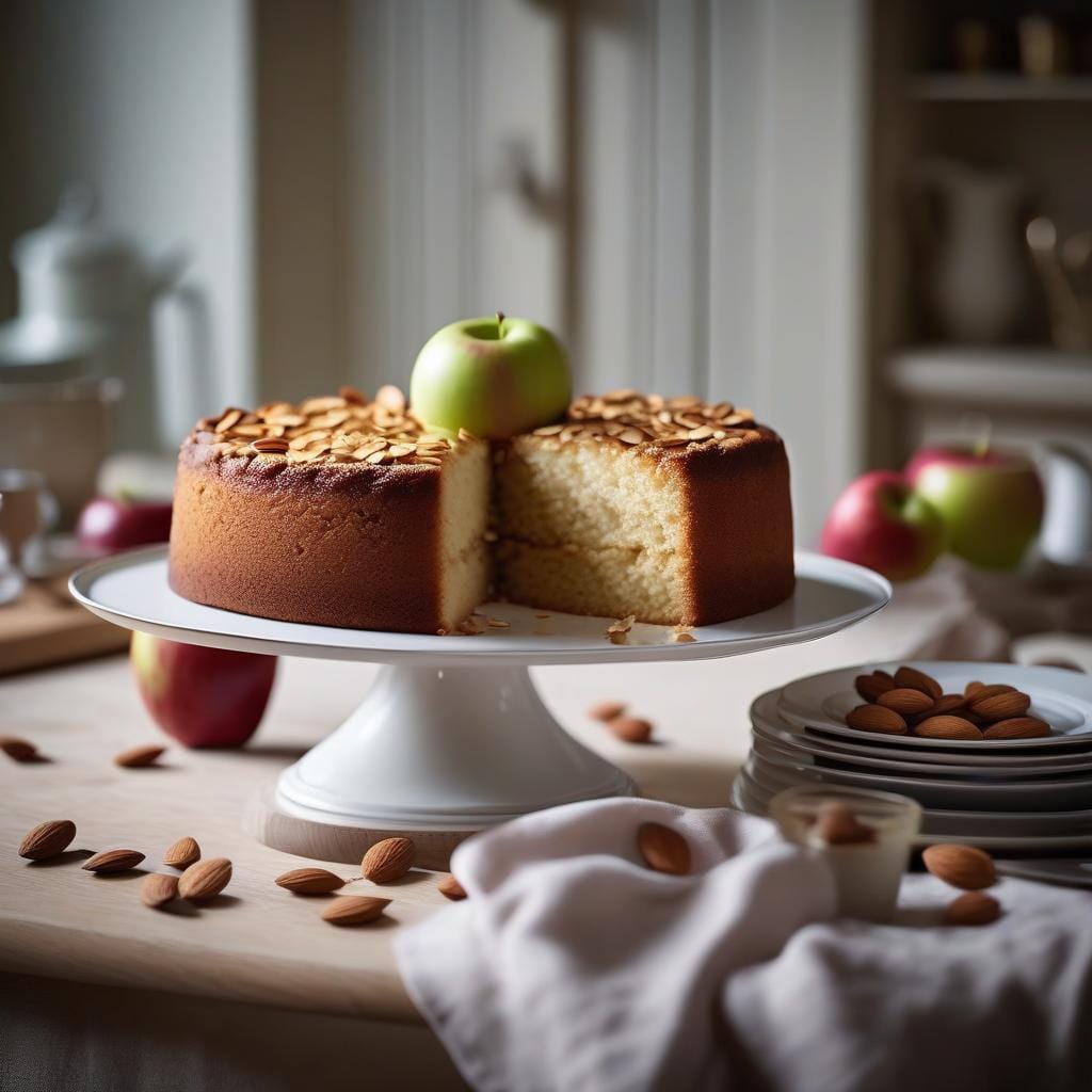 Mary Berry Apple and Almond Cake Recipe