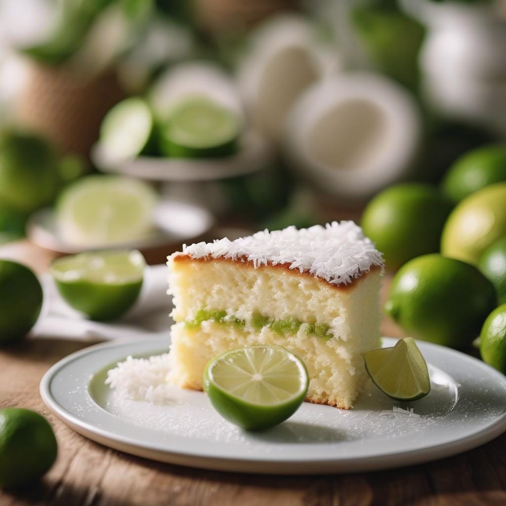 Mary Berry Lime and Coconut Cake Recipe