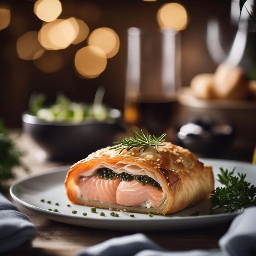 James Martin Salmon en Croute Recipe