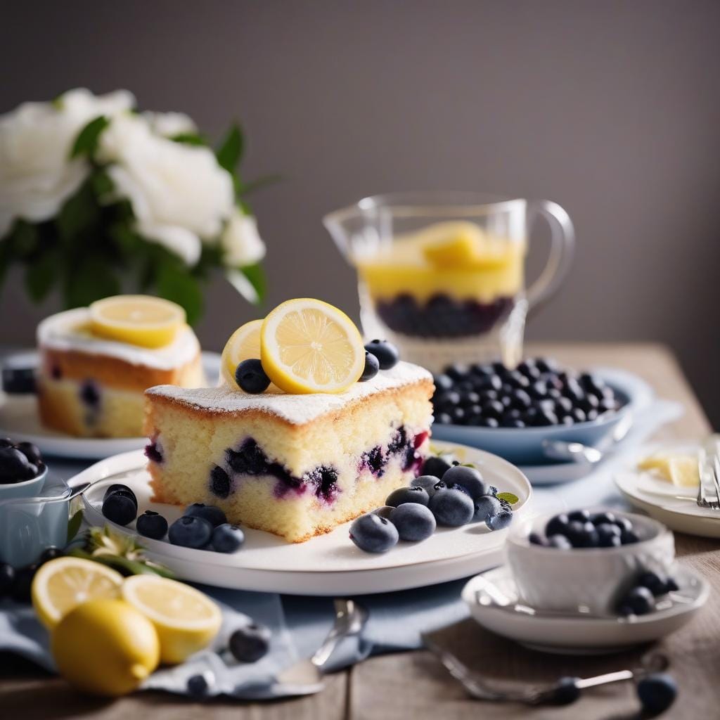 Easy Mary Berry Lemon and Blueberry Cake Recipe