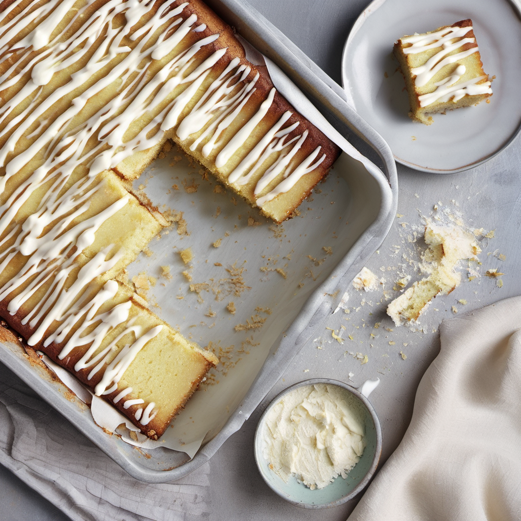 Mary Berry's Vanilla Tray Bake