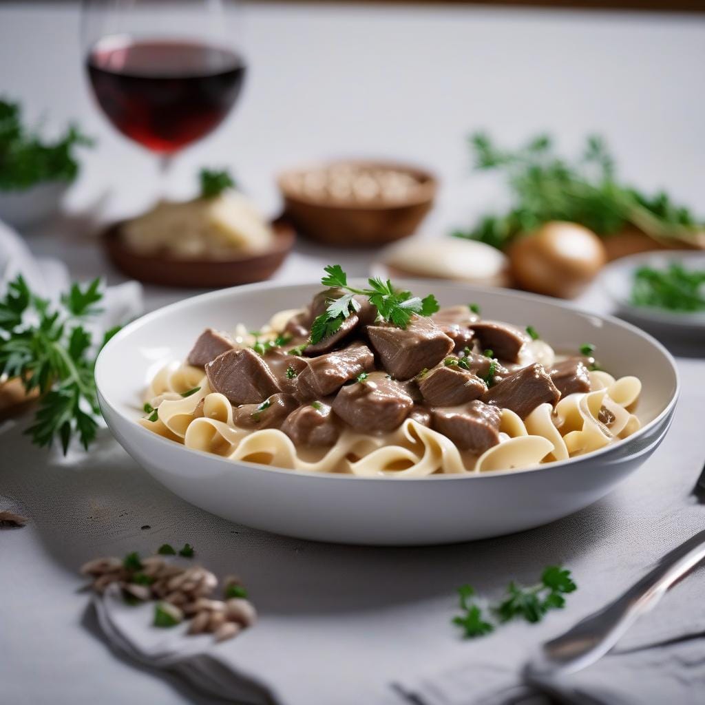 Delia Smith Beef Stroganoff