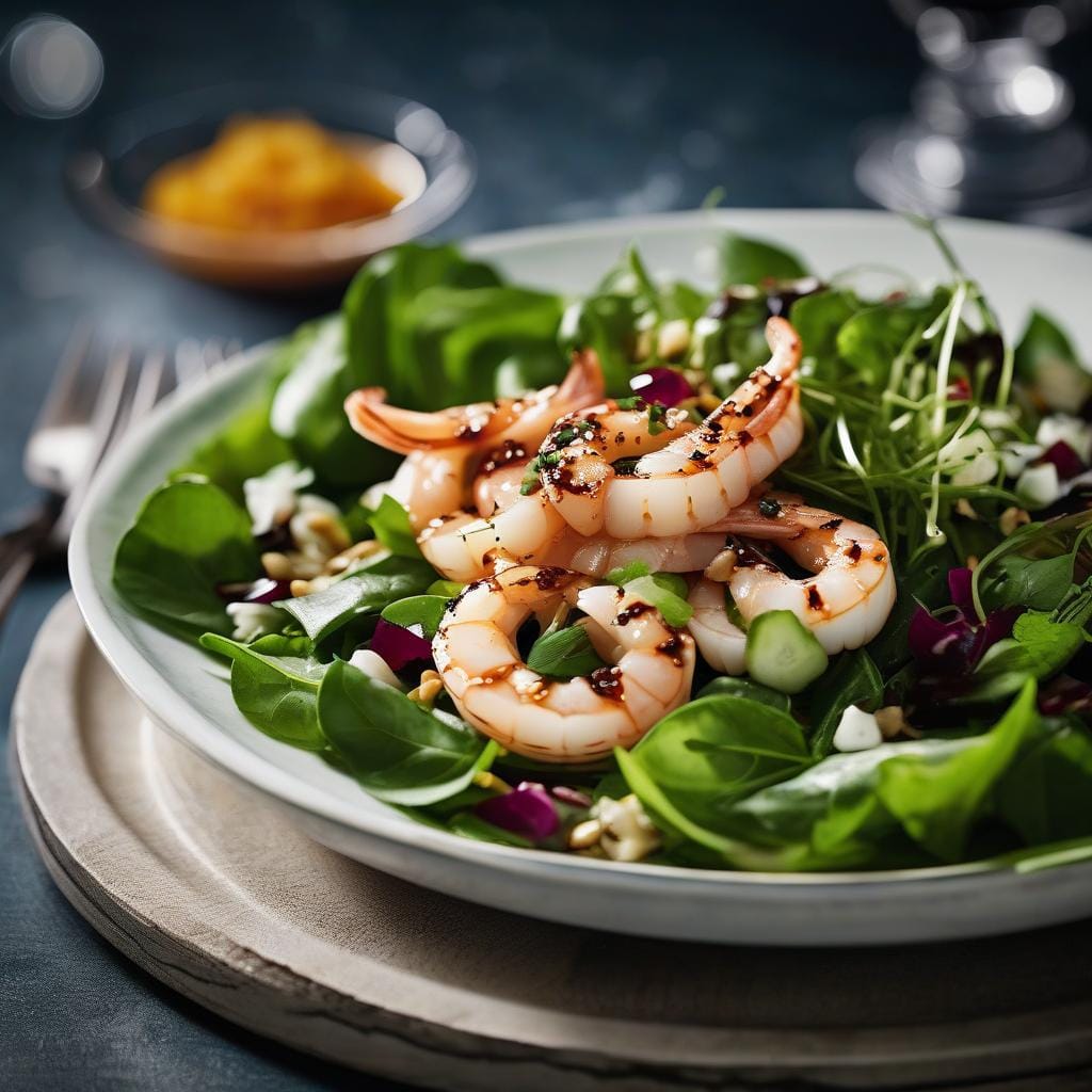 Tom Kerridge’s Fresh Start: Asian-style griddled squid salad