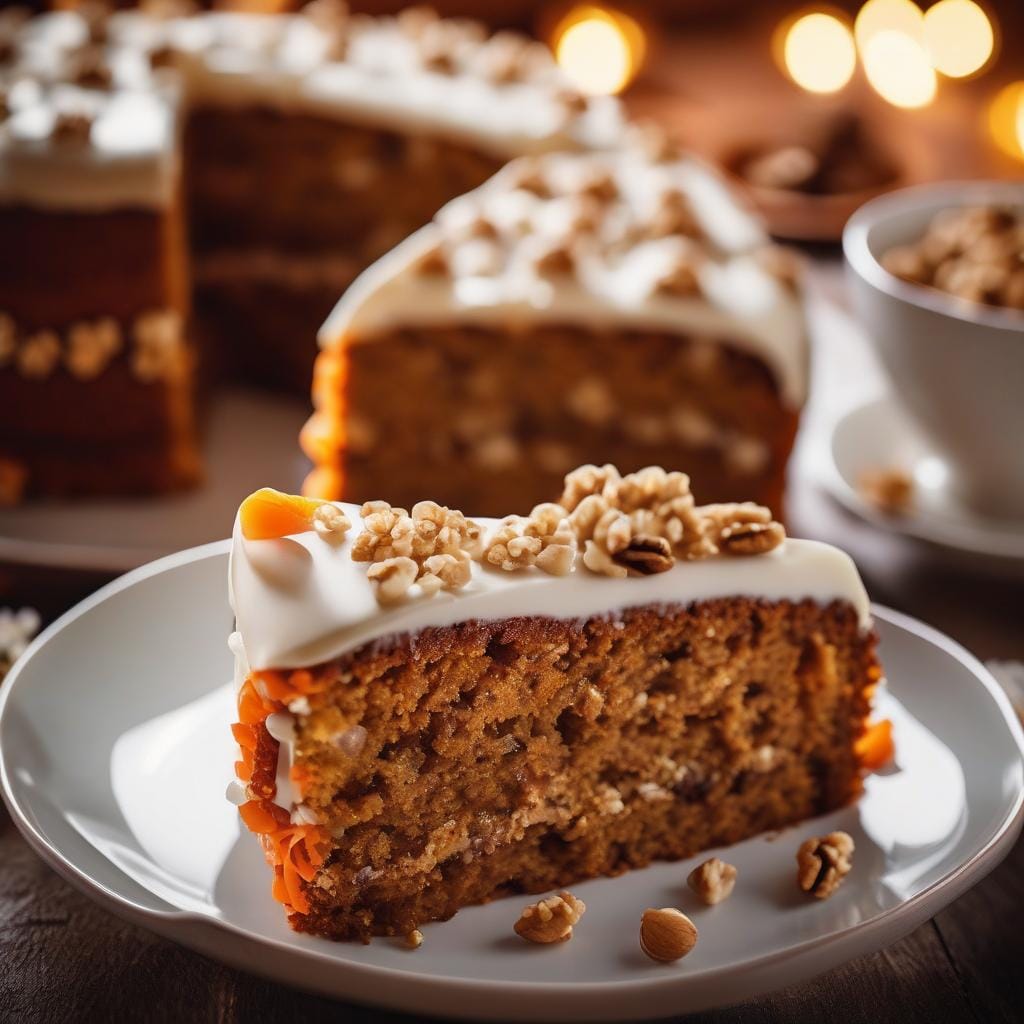 Kim-Joy’s spiced carrot & walnut cake