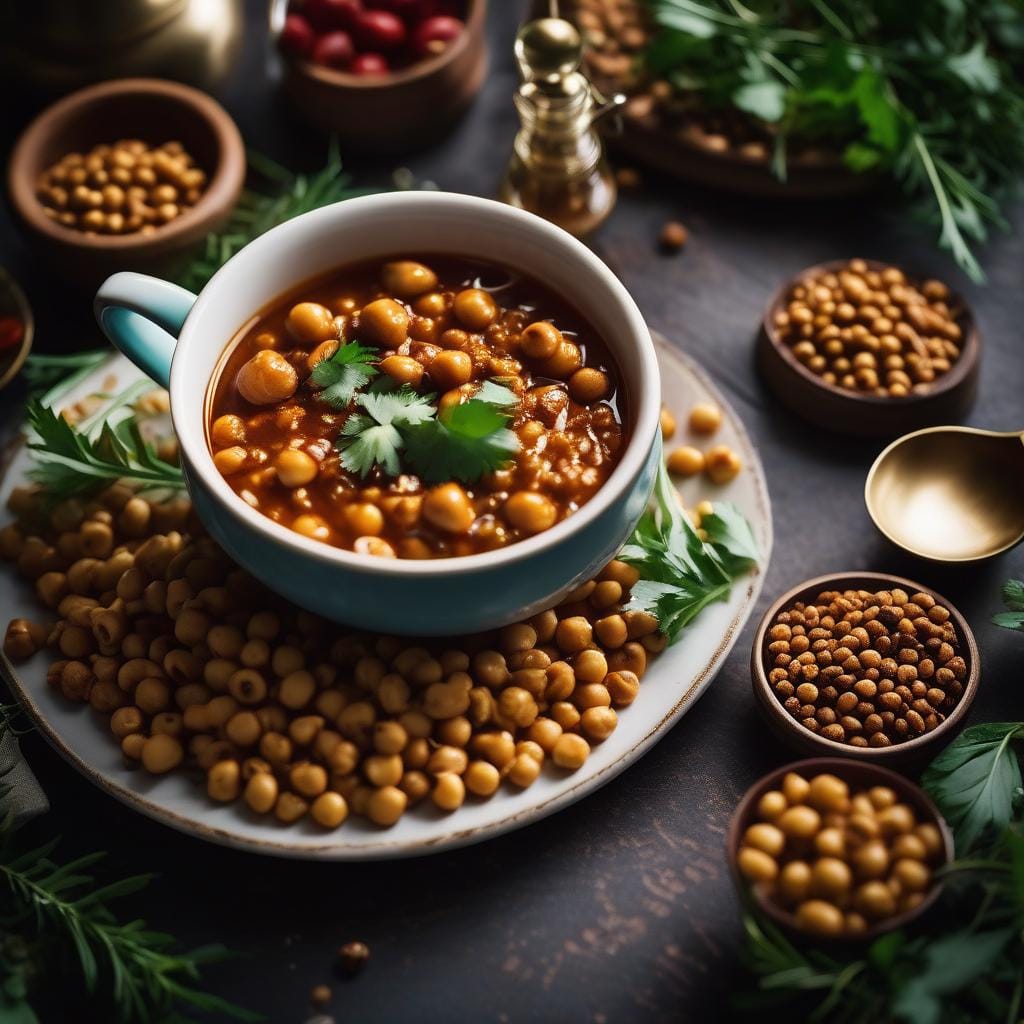 Katy Beskow’s 15 Minute Vegan: Tea-infused Chana Masala