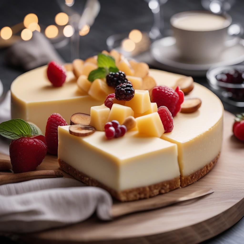 Joe Moruzzi and Brendon Parry’s Pleesecakes: Cheeseboard Cheesecake