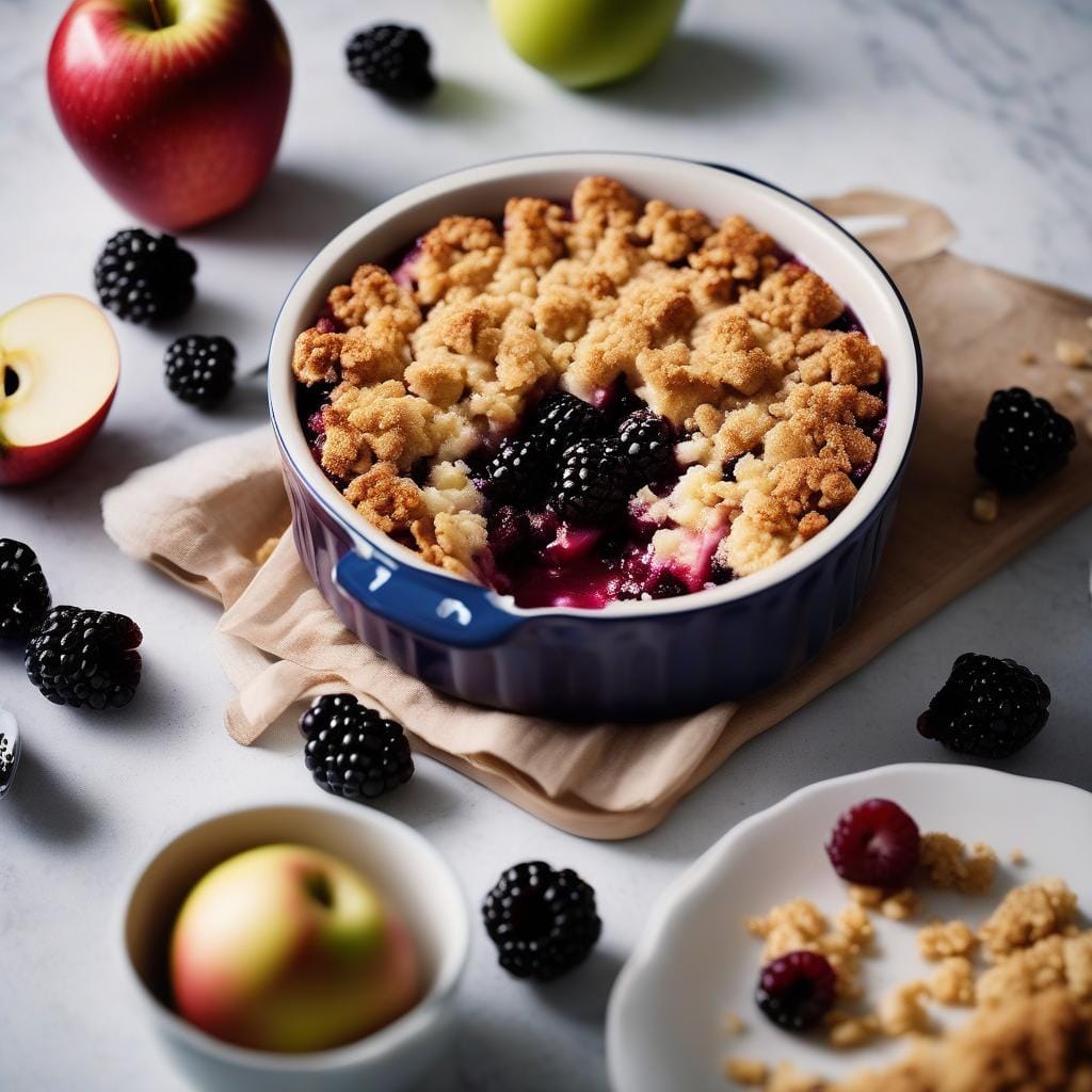 Delia Smith Apple And Blackberry Crumble Recipe