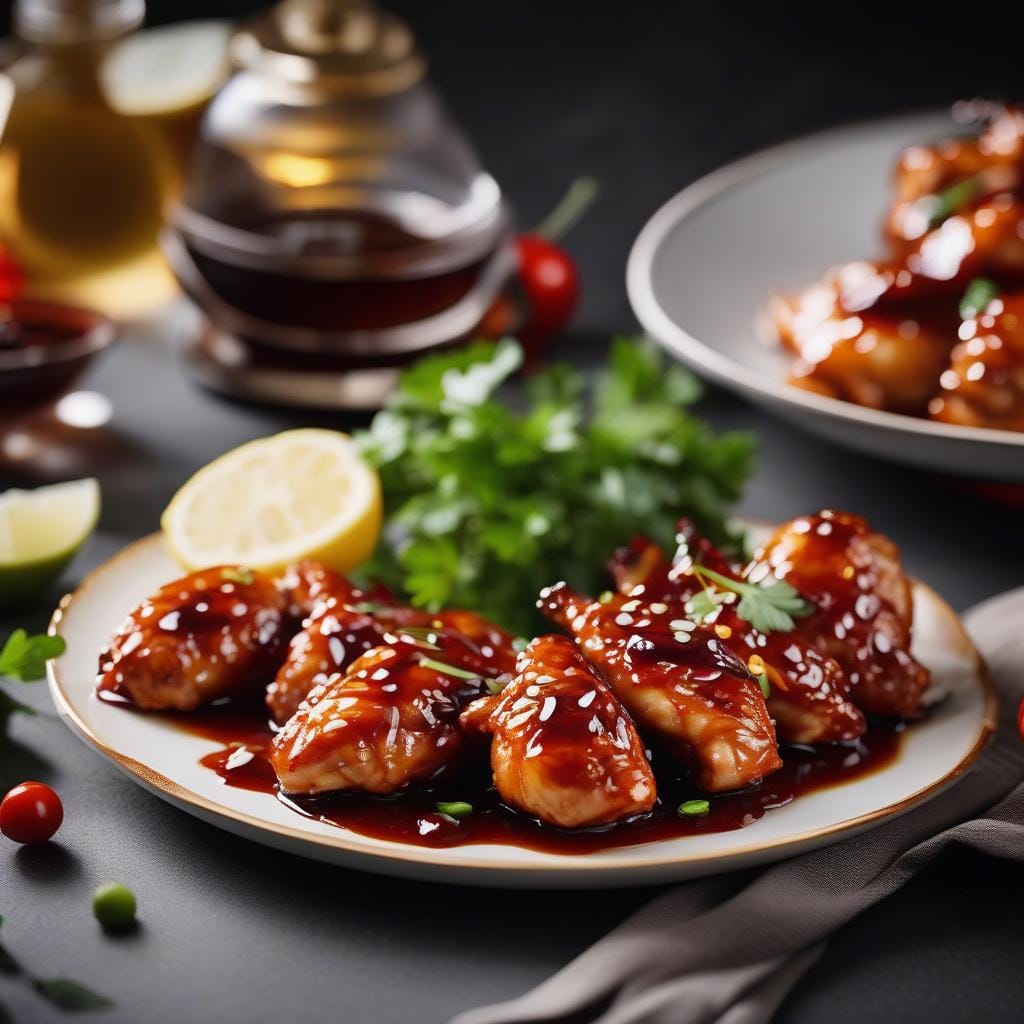 Chinese Sticky Honey Chicken With Lemon & Chilli Recipe