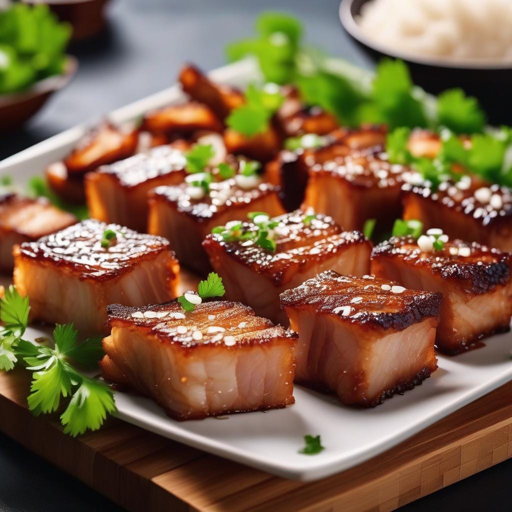 Mary Berry Delicious Crispy Air Fried Chinese Pork Belly Recipe