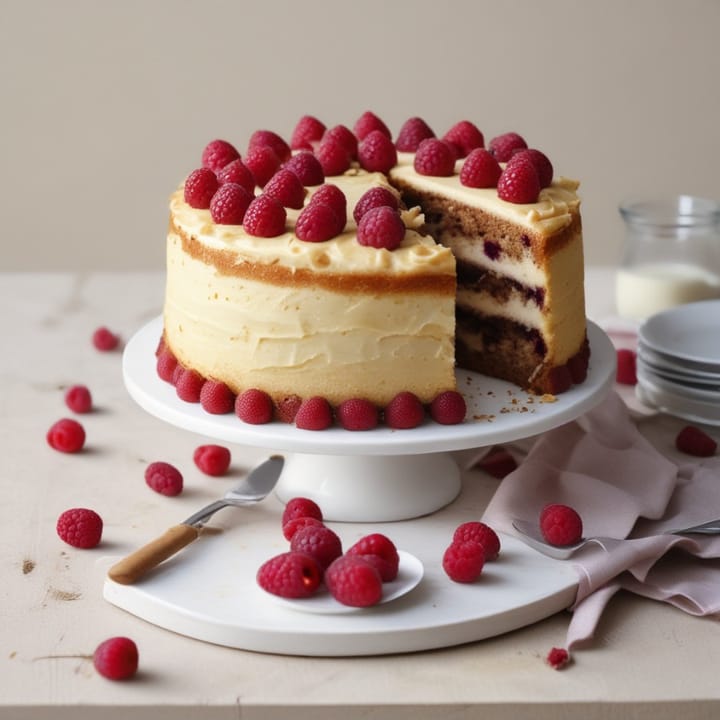 Nigella Raspberry And White Chocolate Cake