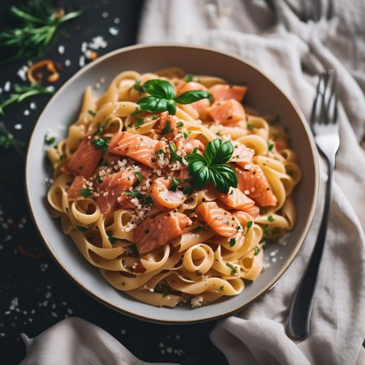 Nigella Salmon Pasta