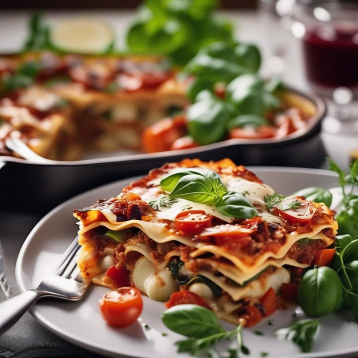 Hairy Bikers Roasted Vegetable Lasagne 