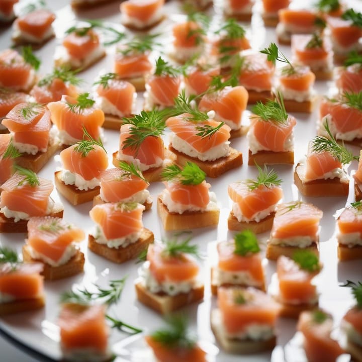 Nigella Smoked Salmon Starters