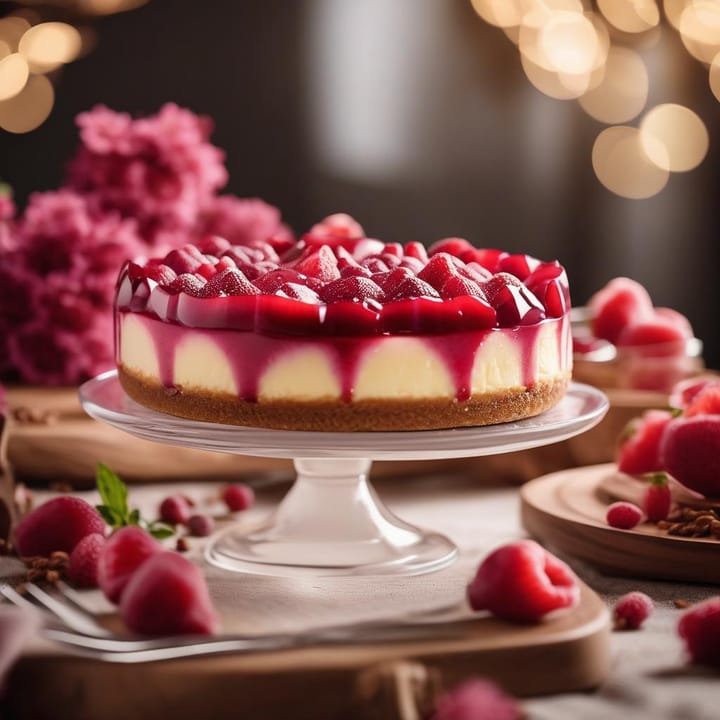 Nigella Rhubarb Cheesecake