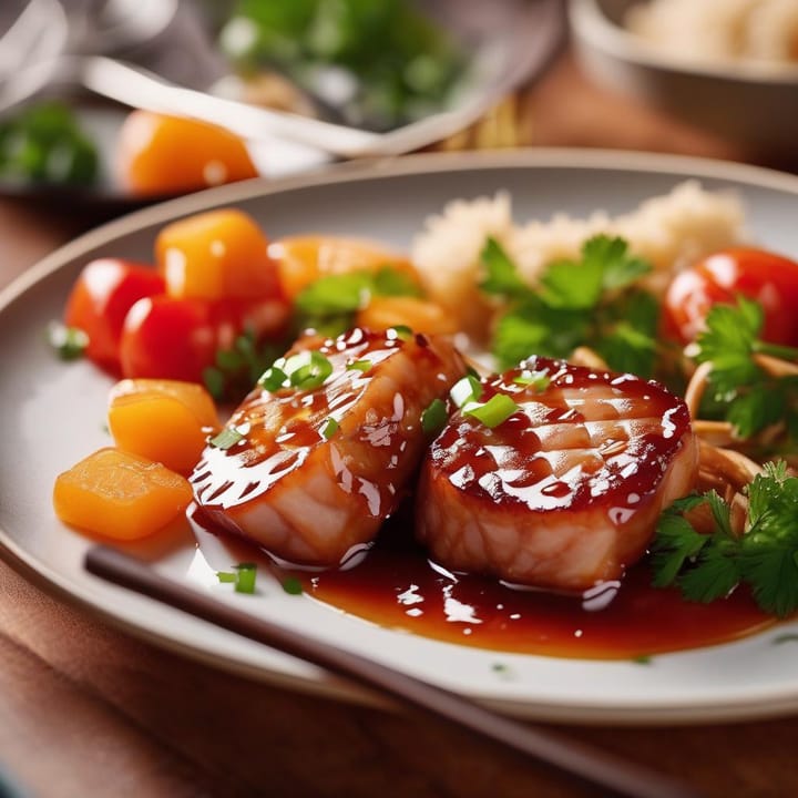 Sweet and sour pork fillet