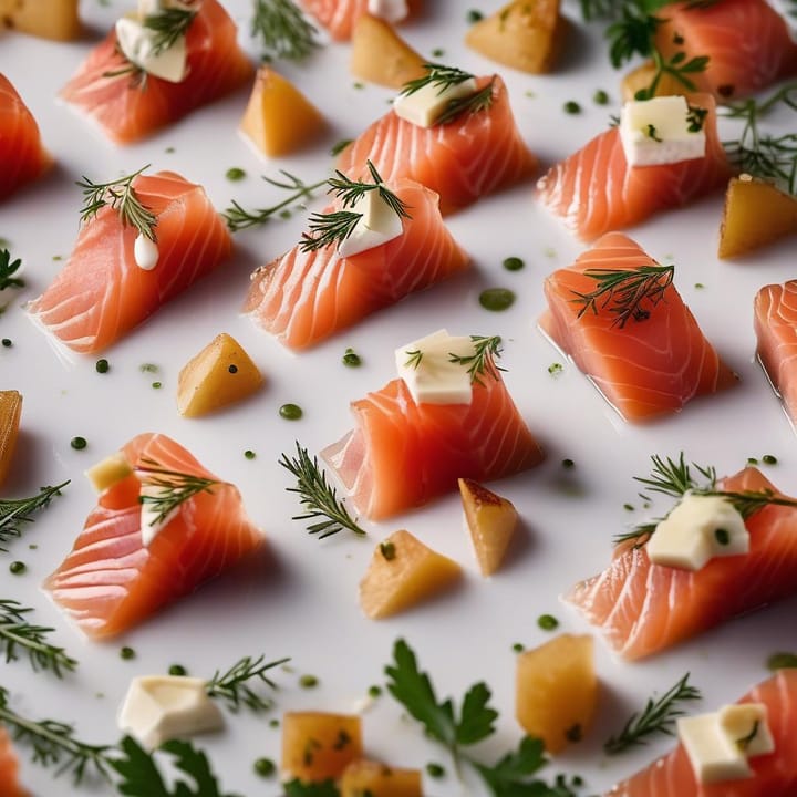 Marcus Wareing’s quick gin-cured salmon with horseradish and parsnip