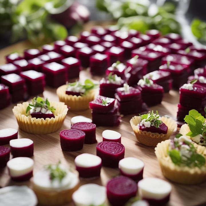 Joe Moruzzi and Brendon Parry’s Pleesecakes: Beetroot & Feta Minis