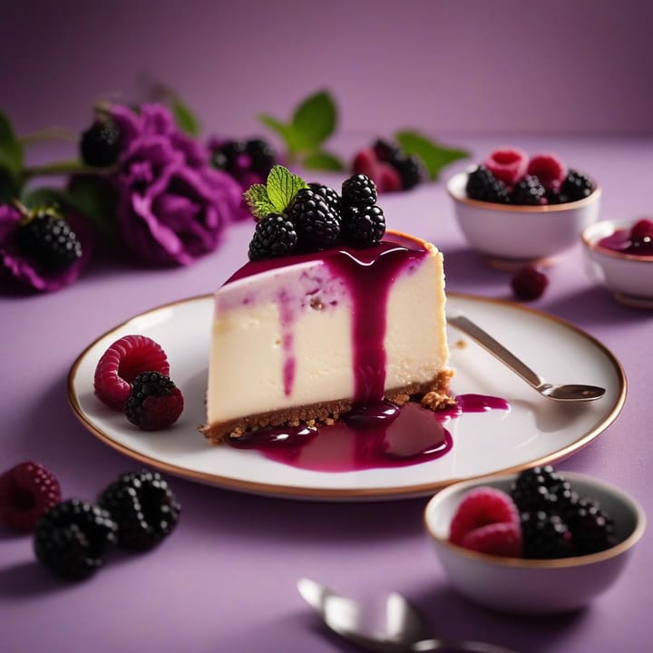 Recipe of the month: blackberry fool cheesecake