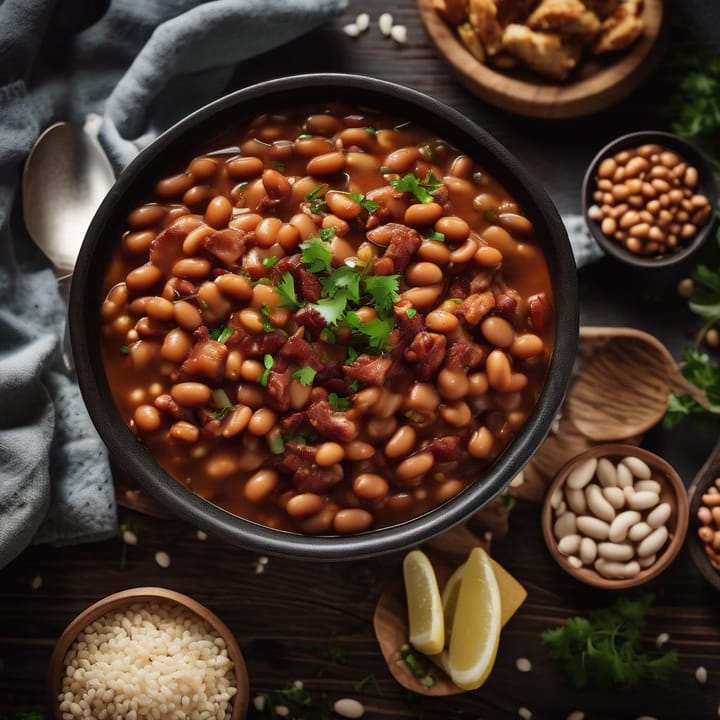 Southern-style pork and beans